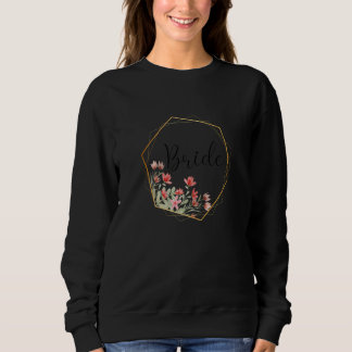 Sudadera Novia de Mujeres Fiesta de Soltero Flores Rojas No