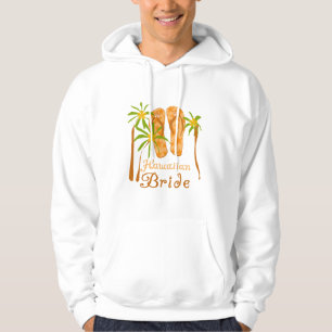 Sudadera Novia del Hawaiian de los flips-flopes