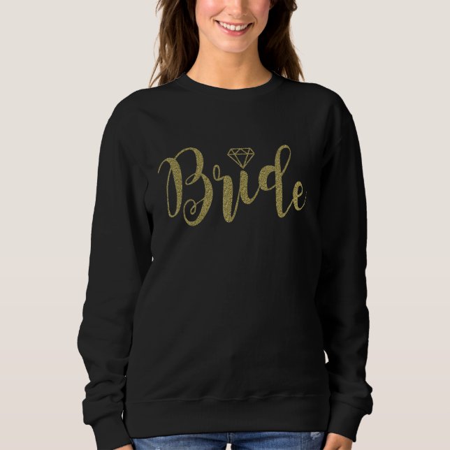 Sudadera Novia Despedida de Soltera Fiesta Bridal Bodas (Anverso)