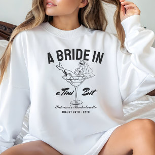 Sudadera Novia en un martini de espresso para despedida de 