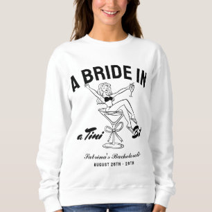 Sudadera Novia en un martini de espresso para despedida de