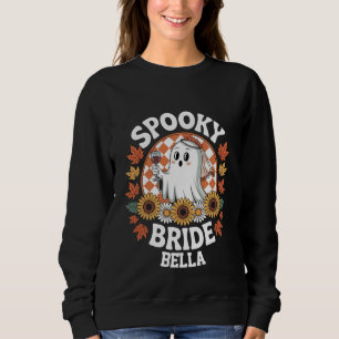 Sudadera Novia Espeluznante Fantasma Halloween Personalizad