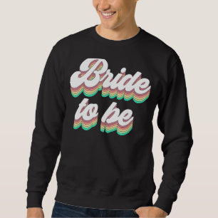 Sudadera Novia Flor Para Ser Boda Fiesta de Soltera Bridal