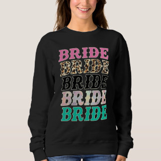 Sudadera Novia Leopardo Rodeo Vaqueras Despedida de Soltera
