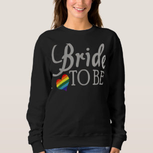 Sudadera Novia Lesbiana Para Ser El Orgullo Boda Lgbtq