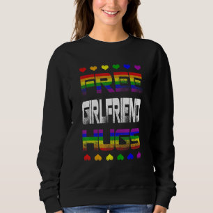 Sudadera Novia libre abrazos - Novia libre abraza arcoiris