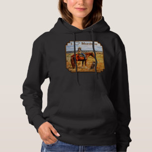Sudadera Novia Montana en caballo de ganado