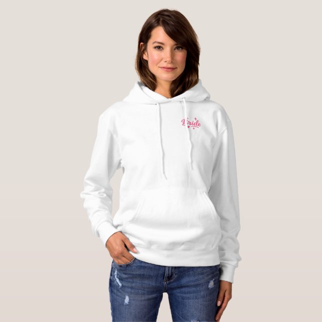 Sudadera Novia Neon Rosa (Anverso completo)