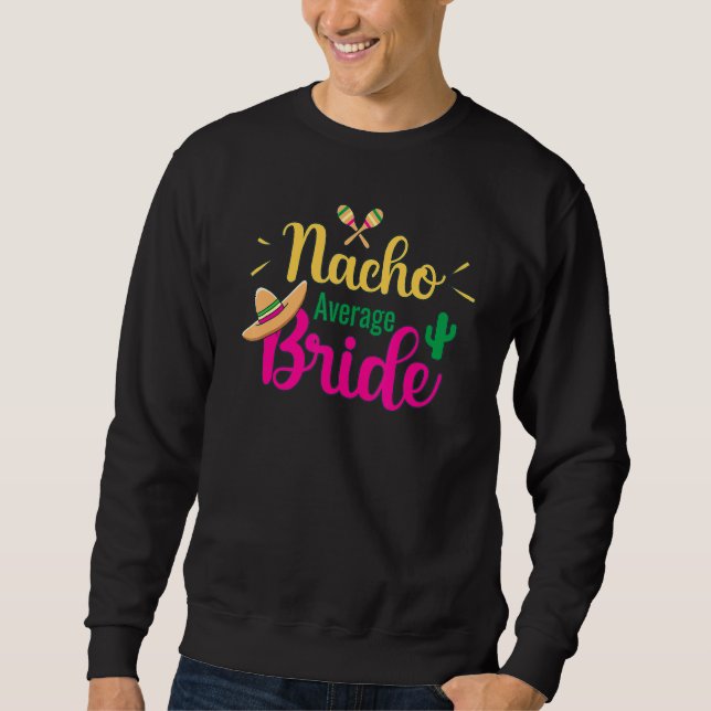 Sudadera Novia No Promedio Fiesta Final de Despedida de Sol (Anverso)