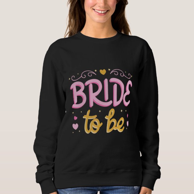 Sudadera Novia Para Ser Fiesta de Soltera Dama de Honor Duc (Anverso)