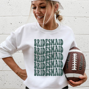 Sudadera Novia Personalizado Esmeralda en partido de novias