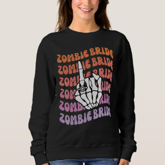 Sudadera Novia Zombie Hasta que la Muerte nos Separe Fiesta