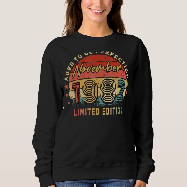 Sudadera Noviembre de 1982 40º cumpleaños (Anverso)