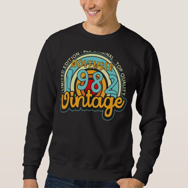 Sudadera Noviembre de 1982 40º cumpleaños (Anverso)
