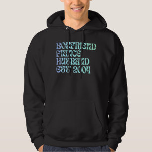 Sudadera Novio Fiance Husband Est 2004 Boda Annivers