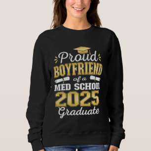 Sudadera Novio Orgulloso de la Graduada de la Facultad de M