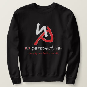 Sudadera NP negra sobre negro