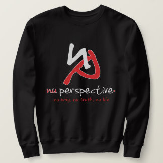 Sudadera NP negra sobre negro
