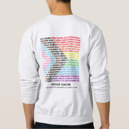 Sudadera Nube de palabras de diversidad LGBT Orgullo person