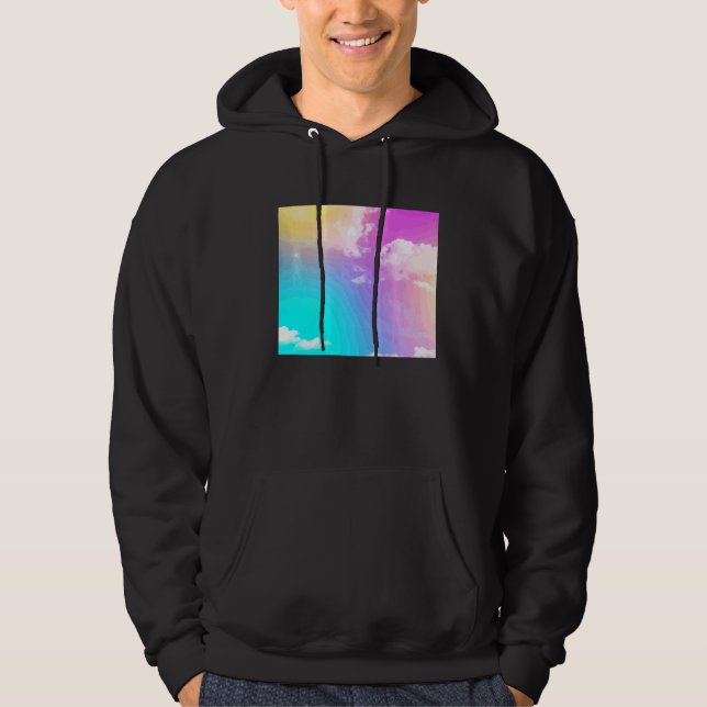 Sudadera Nubes arcoiris (Anverso)