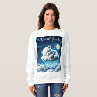 Sudadera Nubes de oso sueño luna sueño animal sueño