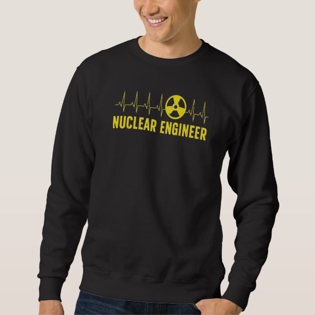 Sudadera Nuclear Engineer Heartbeat Nuclear Engineering (Anverso)