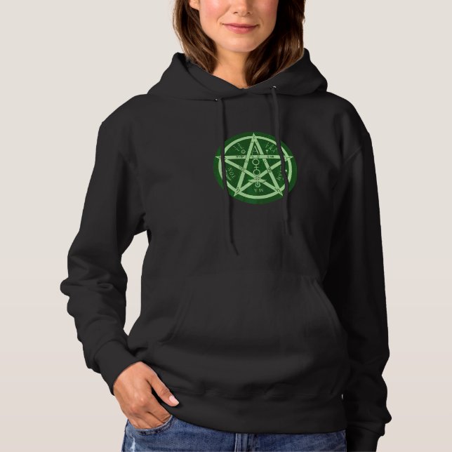 Sudadera Nudo de Pentagrama Celta Irlandés Wicca (Anverso)