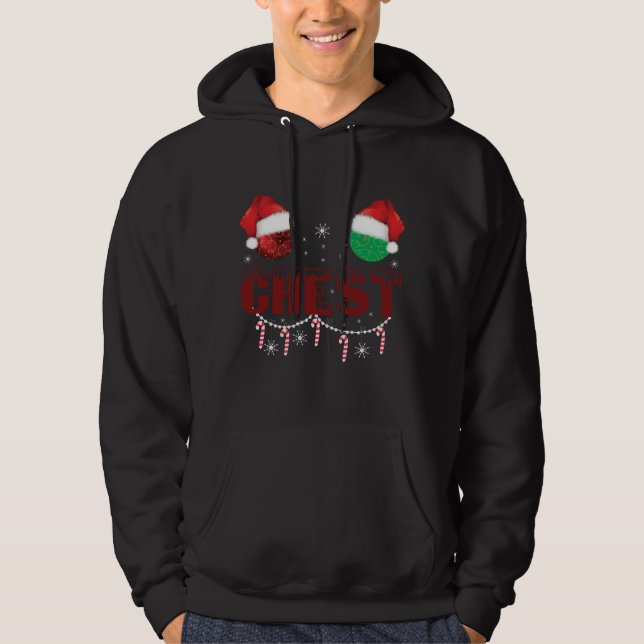 Sudadera Nueces de Navidad de Parejas de Navidad Coincident (Anverso)