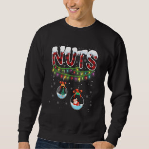 Sudadera Nueces de pecho Nueces de Navidad parejas coincide