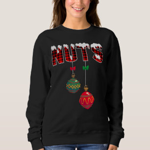 Sudadera Nueces de pecho que coinciden con castañas Navidad