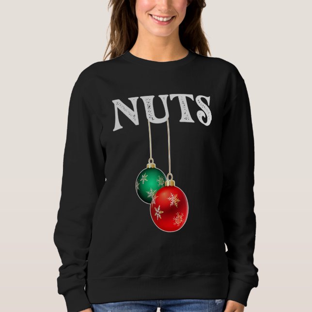 Sudadera Nueces de pecho que combinan castañas de Navidad p (Anverso)