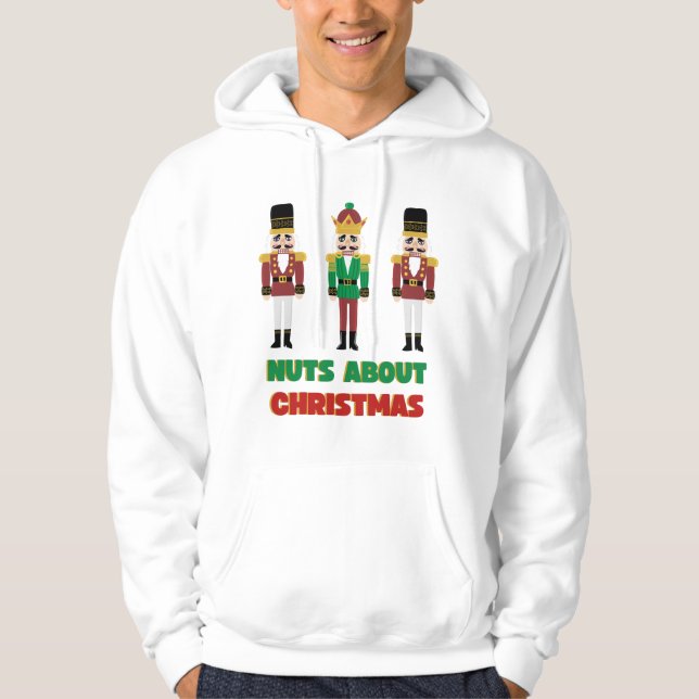 Sudadera Nueces sobre Navidades Hoodie Holiday Nutcracker (Anverso)