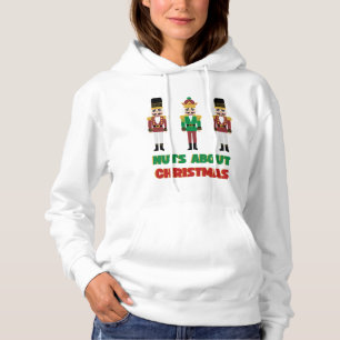 Sudadera Nueces sobre Navidades Hoodie Nutcracker Festive