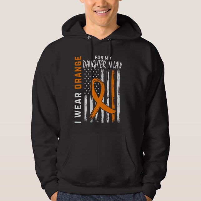 Sudadera Nuera Naranja Conciencia De Esclerosis Múltiple (Anverso)