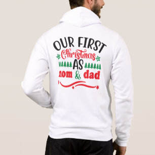 Sudadera Nuestra primera Navidad como mamá y papá