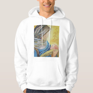 Sudadera Nuestra Señora del Silencio agarrando al bebé Jesú