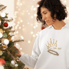 Sudadera NUESTRAS SAVIOSAS REY Navidades Blancas de las Muj
