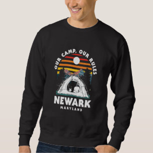 Sudadera Nuestro campamento nuestras reglas Camping Newark