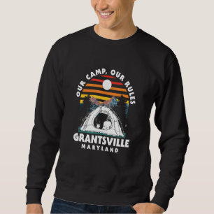 Sudadera Nuestro Campamento Nuestras Reglas Grantsville Cam