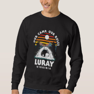 Sudadera Nuestro campamento Nuestras Reglas Luray Camping V