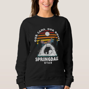 Sudadera Nuestro campamento Nuestras Reglas Springdale Camp