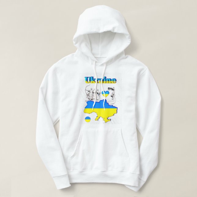 Sudadera NUESTRO HOGAR - colección de diseño UCRANIA (Diseño del anverso)