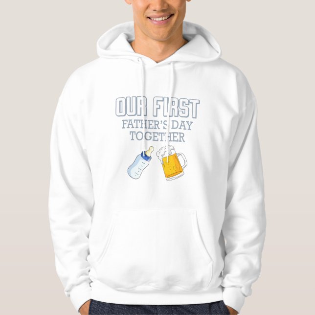 Sudadera Nuestro primer día del padre juntos 👨 ‍ 👶 ❤️ (Anverso)