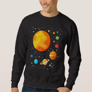 Sudadera Nuestro Sistema Solar Astronomía Galaxia Ciencias