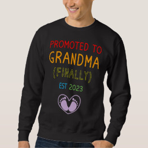 Sudadera Nueva Abuela 2023 Invitación de embarazo de lesbia