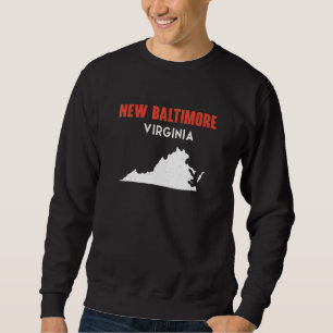 Sudadera Nueva Baltimore Virginia EE. UU. Estado América Vi