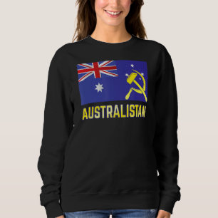 Sudadera Nueva bandera australiana Bandera divertida de Aus