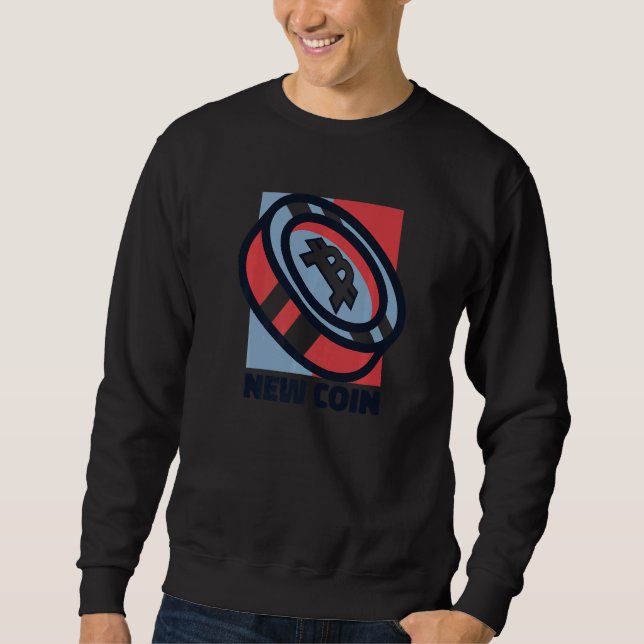 Sudadera Nueva moneda criptomoneda cadena de bloques Cripto (Anverso)