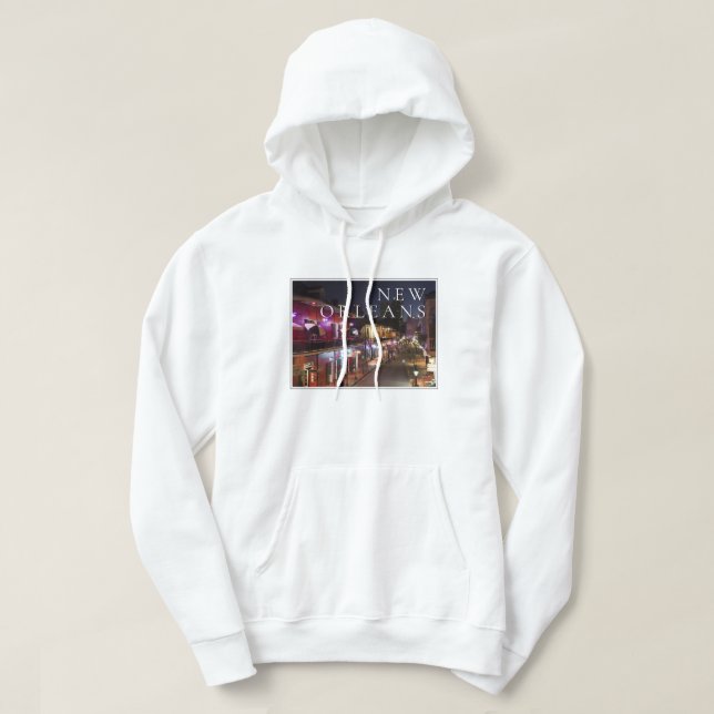 Sudadera Nueva Orleans, Luisiana | El barrio francés (Diseño del anverso)