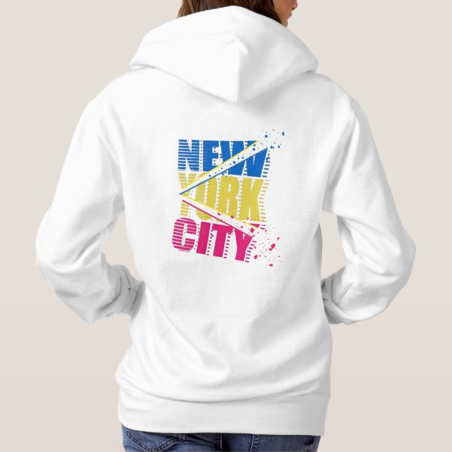 Sudadera Nueva York en multicolores (Reverso)